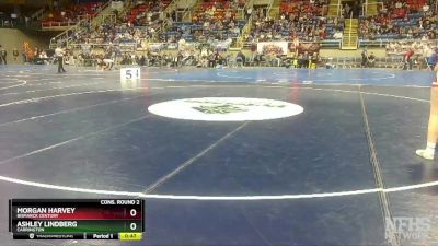 250 lbs Cons. Round 2 - Morgan Harvey, Bismarck Century vs Ashley Lindberg, Carrington