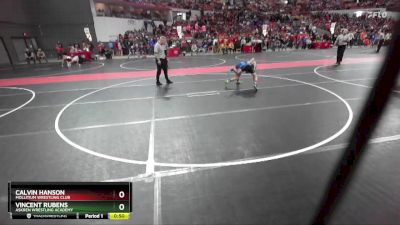 73 lbs Quarterfinal - Calvin Hanson, Mollitium Wrestling Club vs Vincent Rubens, Askren Wrestling Academy