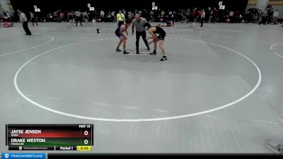 138 lbs Cons. Round 3 - Drake Weston, Missouri vs Jayse Jensen, Iowa