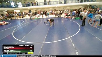 144 lbs Cons. Round 3 - Javier Flores, Sanderson Wrestling Academy vs Gavin Terry, Westlake