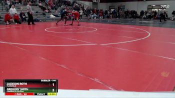 144 lbs Champ. Round 2 - Jackson Roth, Plainfield vs Gregory Smith, Lawrence Central