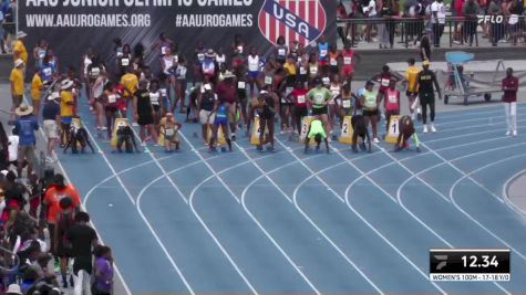 Youth Women's 100m Championship, Quarter-Finals 1 - Age 17-18