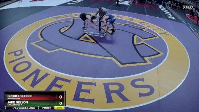 Champ. Round 1 - Jake Nelson, Lincoln Pius X vs Brodee Scobee, Bennington