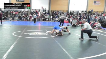 107 lbs Consi Of 8 #1 - Giana Espinal Albizu, Cranston West vs Kallie Chandler, Salem NH