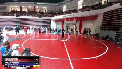 170 lbs Round 4 - Sarah Wieden, Raw Wrestling Club vs Ashlee Motes, Cowboy Wrestling Club