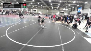 57 lbs Quarterfinal - Lincoln Phillips, Ravage WC vs Easton Aguirre, One Shot Wrestling