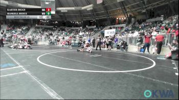 80 lbs Consi Of 16 #2 - Kandon Doran, Choctaw Ironman Youth Wrestling vs Liam Wright, Broken Arrow Wrestling Club