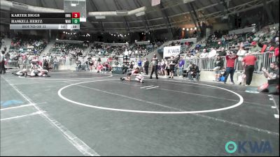 80 lbs Consi Of 16 #2 - Kandon Doran, Choctaw Ironman Youth Wrestling vs Liam Wright, Broken Arrow Wrestling Club