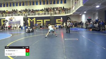 121 lbs R-16 - Nate Desmond, Wyoming Seminary vs Dominic Canali, Trinity