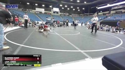 130 lbs Round 2 (10 Team) - Slayden Hunt, Prodigy NDT vs Liam Jones, 512 Outlaw Wrestling