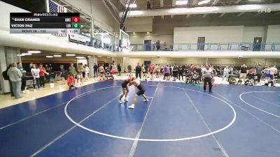 132 lbs Quarterfinal - Evan Craner, Grantsville Wrestling Club vs Victor Paz, Lehi