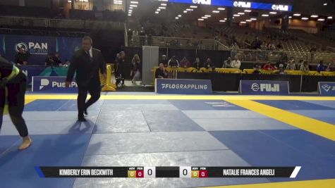 Natalie Frances Angeli vs Kimberly Erin Beckwith 2025 Pan Jiu Jitsu IBJJF Championship