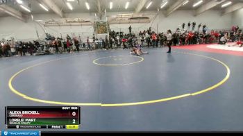 100 lbs Cons. Round 2 - Alexa Brickell, Coronado vs Lorelei Mart, Douglas County