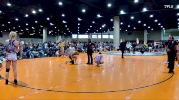 130 lbs Placement Matches (8 Team) - Zoe Vore, Alabama Elite Gold vs Ada Farris, Mississippi WC