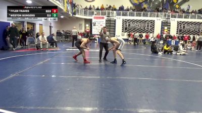 145 lbs Semifinal - Tyler Traves, Mountain View-VA vs Weston Borgers, Blair Academy-NJ