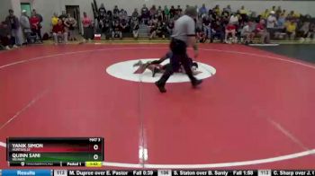 120 lbs Round 1 - Yanik Simon, Huntsville vs Quinn Sani, Weaver