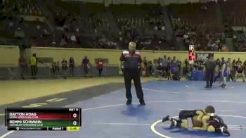 40 lbs Semifinal - Dayton Hoag, Derby Wrestling Club vs Remmi Schwahn, Chandler Takedown Club