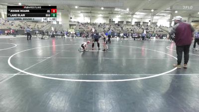 75 lbs Cons. Round 3 - Lane Blair, Fairview Jackets Youth Wrestling vs Jessee Roark, Vikings Wrestling Club