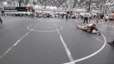 140 lbs Round 8 (10 Team) - Deegan Nelson, Ohio Gold vs Lucas Wright, Outlaws MS