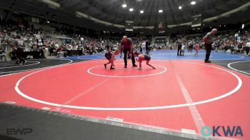 61 lbs Semifinal - Ella Berry, Team Tulsa Wrestling Club vs Hogan Smith, Raw Wrestling Club