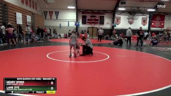 Bracket 13 lbs 3rd Place Match - Lane Dye, Keokuk Kids Wrestling Club vs Henry Spree, Davis County Elite