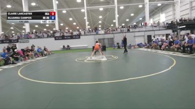 130 lbs Claire Lancaster, Oklahoma vs Ellianna Campos, New Mexico