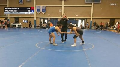 145 lbs Cons. Round 1 - Nayana Mustoor, Arizona St Club vs Kaelyn Siason, Westcliff
