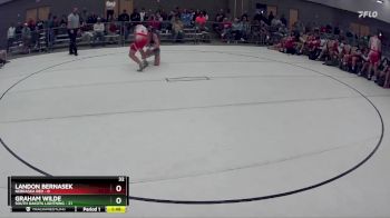 135 lbs Round 2 (8 Team) - Graham Wilde, South Dakota Lightning vs Landon Bernasek, Nebraska Red