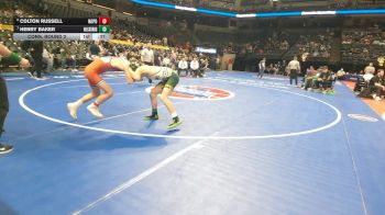 120 Class 4 lbs Cons. Round 2 - Colton Russell, North Point vs Henry Baker, Rock Bridge