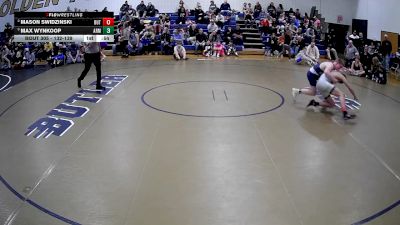 132-139 lbs Round 1 - Mason Swidzinski, Butler vs Max Wynkoop, Armstrong
