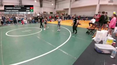 65 lbs Quarterfinal - Andrew Veloquio, Katy Area Wrestling Club vs Caleb Vasquez, El Paso Enforcers Wrestling Club