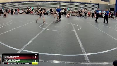 80 lbs Round 5 (8 Team) - Kody Shannon, FCA Hurricanes vs Taylor Tarrant, Hanover Hawkeye