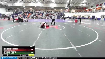 165 lbs Cons. Round 7 - Shadrick Slone, Campbellsville (Ky.) vs Tanner Abbas, Grand View (Iowa)
