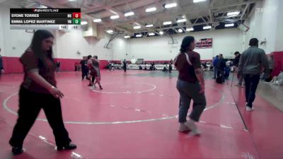 190 lbs Cons. Round 3 - Stone Torres, Mark Keppel vs Emma Lopez Martinez, Vista Murrieta