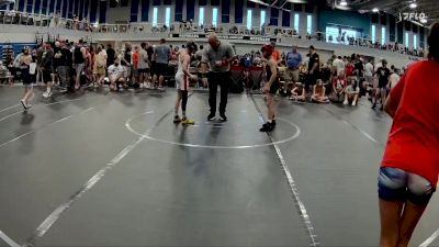 76 lbs Round 4 (6 Team) - Brooks Gilson, Cocoa Beach WC vs Bradley Cavallini, Creeks Wrestling
