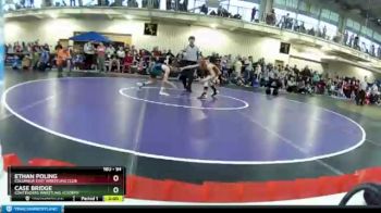 94 lbs Quarterfinal - Case Bridge, Contenders Wrestling Academy vs Ethan Poling, Columbus East Wrestling Club