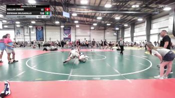 132 lbs Rr Rnd 2 - Kellan Zuber, ICE Wrestling Blue vs Estevan Delgadillo, Team RJN