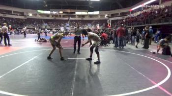 130 lbs Round Of 16 - Boaz Wright, Rebel Wrestling Club vs Brennan Grant, St Jude Fire