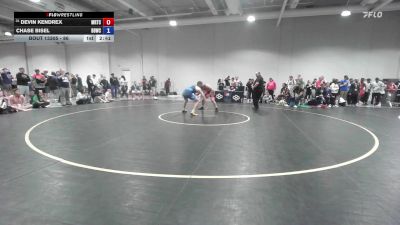 86 lbs Cons. Round 1 - Devin Kendrex, Midwest Regional Training Center vs Chase Bisel, Backyard Bullies Wrestling Club