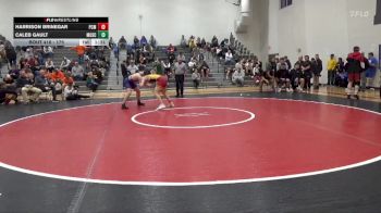 175 lbs Round 4 - Caleb Gault, Muscatine vs Harrison Brinegar, PCM, Monroe