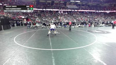 215 lbs 1st Place Match - McCoy Smith, Waunakee vs Niko Kleinschmidt, D.C. Everest