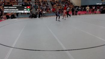 184 lbs Champ. Round 1 - Riley Livingston, Northland vs Gianni Sutherland, Hawkeye Community College