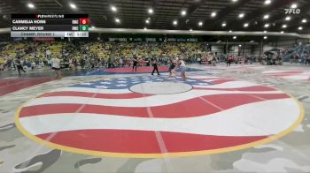 148 lbs Champ. Round 1 - Carmelia Horn, Remnant Wrestling Club vs Clancy Meyer, Dickinson Wrestling Club