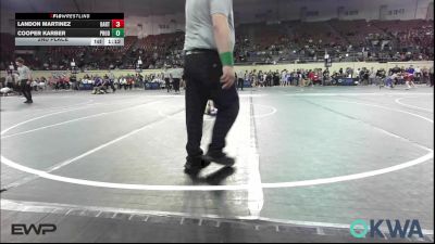 64 lbs 2nd Place - Landon Martinez, Bartlesville Wrestling Club vs Cooper Karber, Prodigy Elite Wrestling