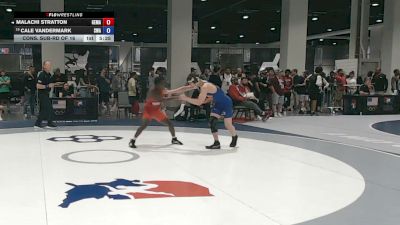 57 kg Cons. Sub-rd Of 16 - Malachi Stratton, George Mason vs Cale Vandermark, Sebolt Wrestling Academy