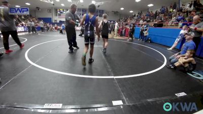 80 lbs Rr Rnd 1 - Ashlynn Clark, Harrah Little League Wrestling vs Beau Sites, Chandler Takedown Club