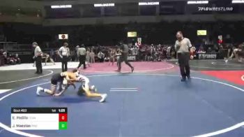 95 lbs Round Of 16 - Ethan Padilla, Team Quest vs Josiah Maestas, Pride WC