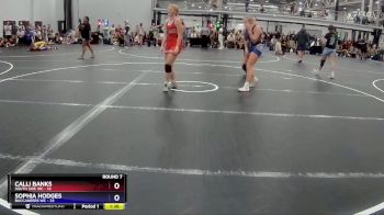 138 lbs Round 7 (8 Team) - Sophia Hodges, Buccaneers WC vs Calli Banks, South Side WC