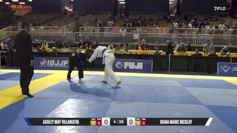 Diana Marie Nicolay vs Ashley May Villanueva 2025 Pan Jiu Jitsu IBJJF Championship