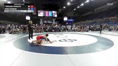 138 lbs Cons. Rd Of 64 - Michael Poulette, MO vs Kane Johnson, MN
